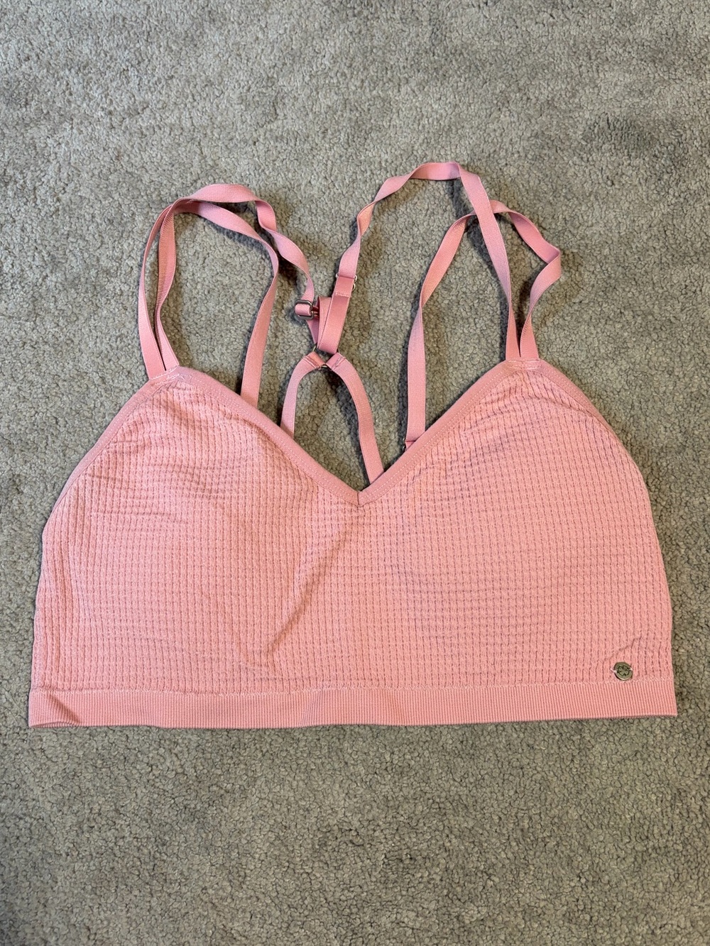 Lucky Brand ribbed strappy bralette